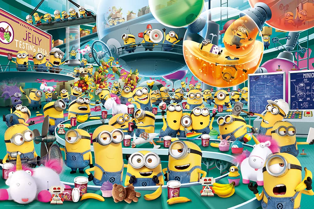 YANOMAN  10-1409 Jigsaw Puzzle Minions Strange Jelly Factory  1000 Pieces