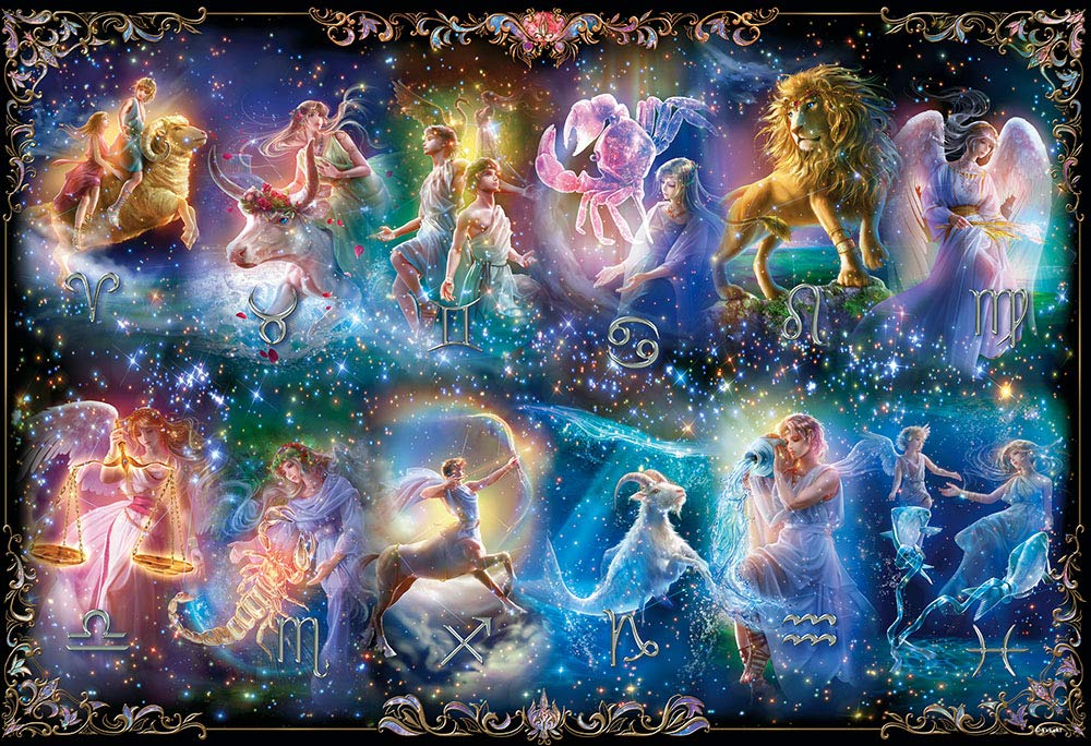 BEVERLY M81-616 Jigsaw Puzzle The Twelve Zodiac Signs 1000 S-Pieces