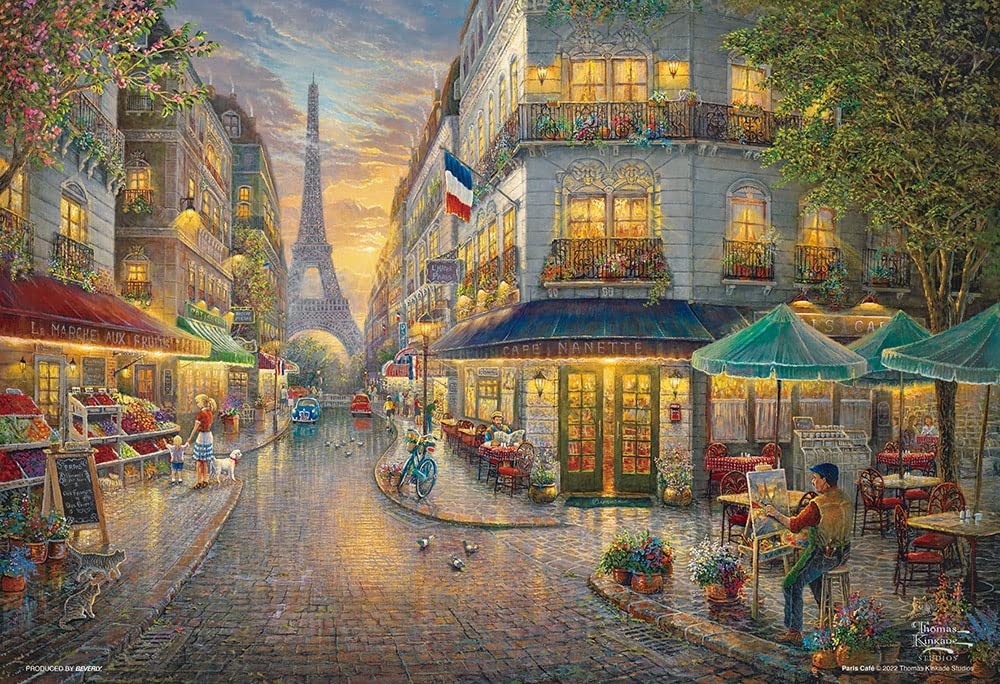 BEVERLY 500S-010 Jigsaw Puzzle Paris Cafe Thomas Kinkade 500 S-Pieces