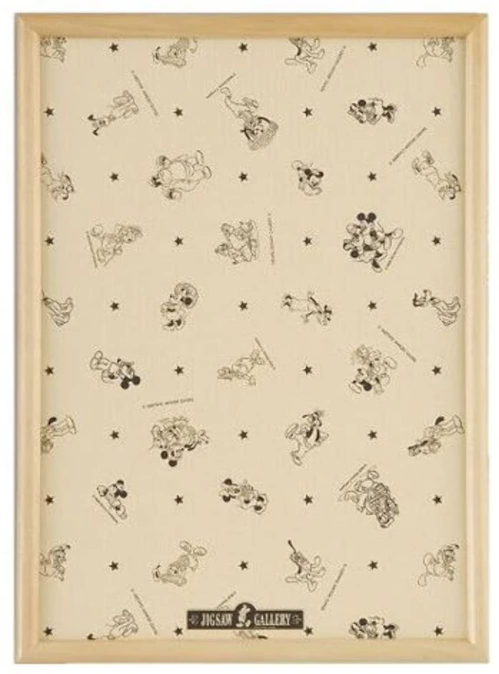 Tenyo Wooden Puzzle Frame 500Pcs Disney 35X49Cm Natural