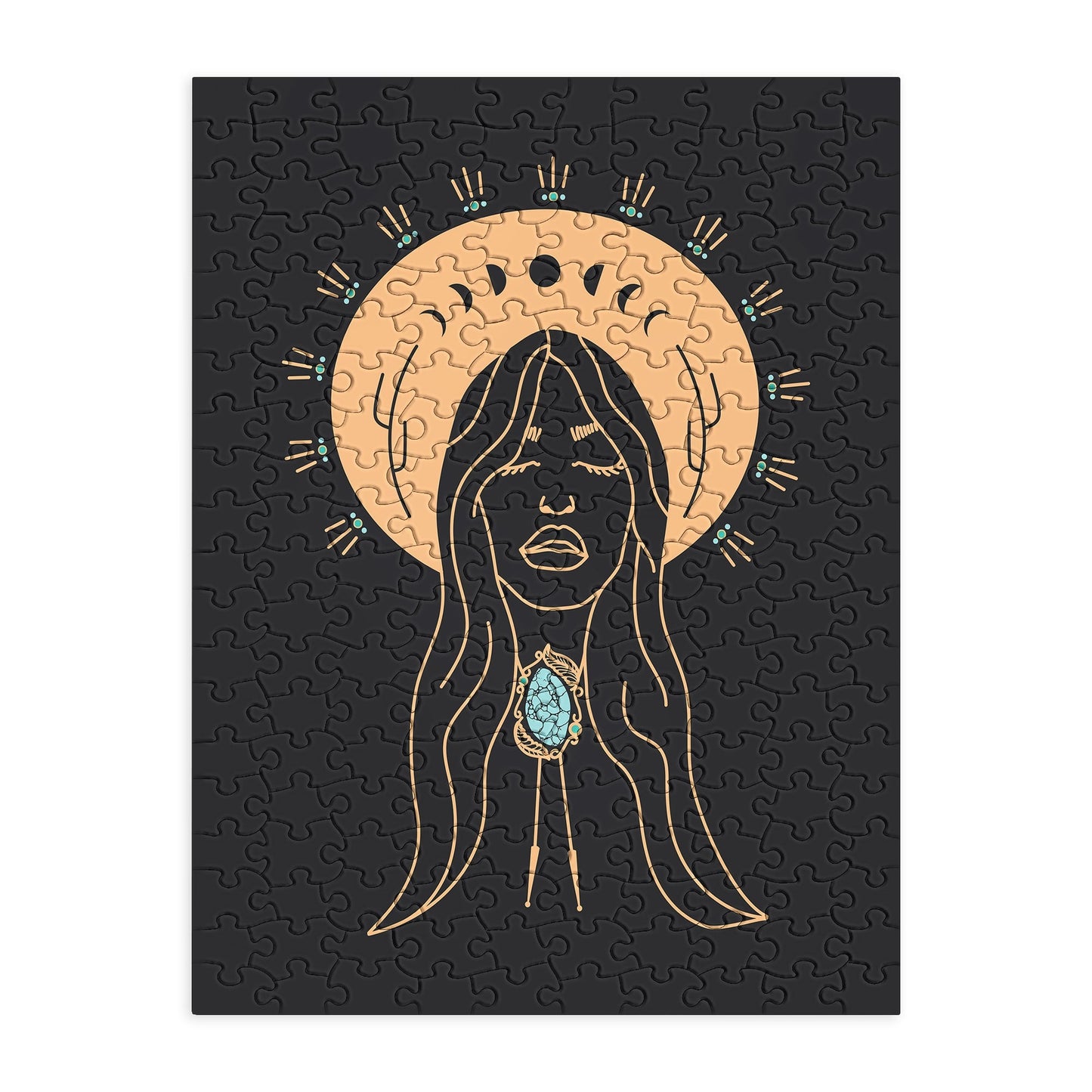 Desert Angel in Peach Grey Jigsaw Puzzle (DS) DD