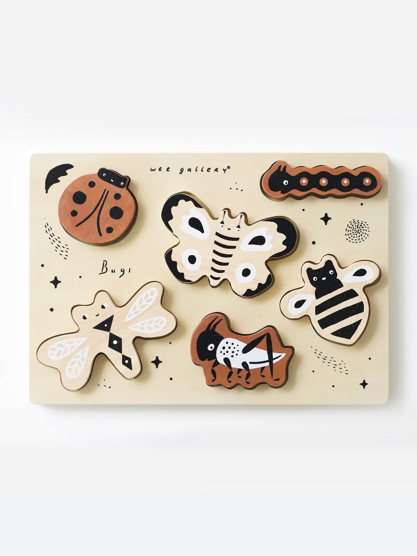Bugs Wooden Tray Puzzle