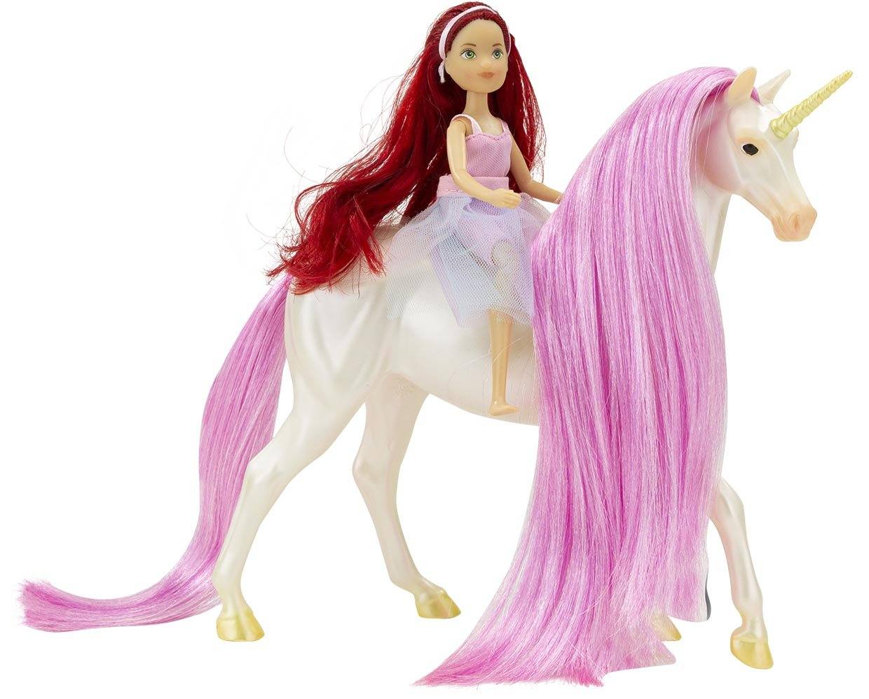 Breyer Freedom Series "Unicorn And Rider Set | Sky & Meadow"
