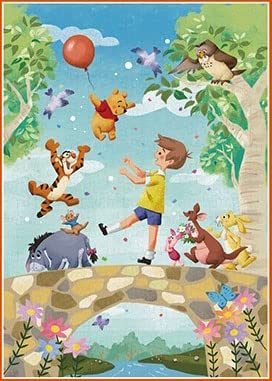 TENYO D300-715 Jigsaw Puzzle Disney Winnie The Pooh Welcome Back! 300 Pieces
