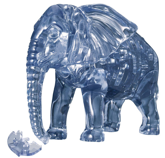 Beverly Crystal 3D Puzzle 50178 Elephant Jp Animal 3D Puzzles Crystal Jigsaw Puzzle