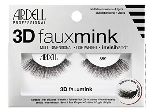 Ardell Faux Mink Luxuriously Lightweight With Invisiband 3D #859 (Pack of 6)