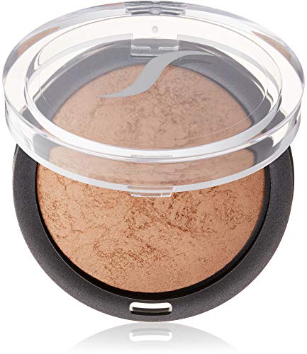 Sorme Cosmetics Baked Bronzer in Warmth (0.2oz)| With Skin-Revitalizing Vitamin E and Botanical Extracts | Versatile Wet/Dry Powder Bronzer with Shimmer Finish | For Dewy and Sun-Kissed Skin