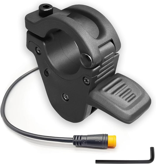 Electric Throttle 300X Thumb Throttle for 7/8inch 22mm Left and Right Handlebars 12v 24v 36v 48v 60v 72v Electric E-Bikes (M8 Waterproof Plug)