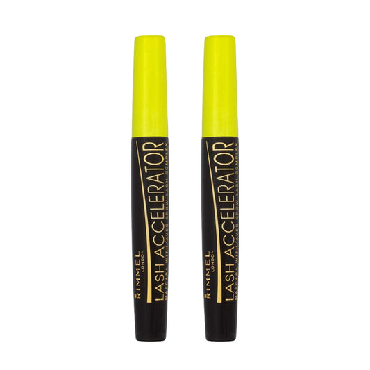 Rimmel Lash Accelerator Mascara, Extreme Black (2-Pack)
