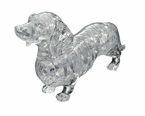 Beverly 41 Piece Crystal Puzzle Dachshund / Clear