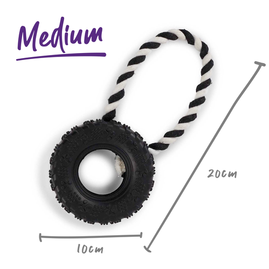 Toothy Tug Tyre Dog Toy