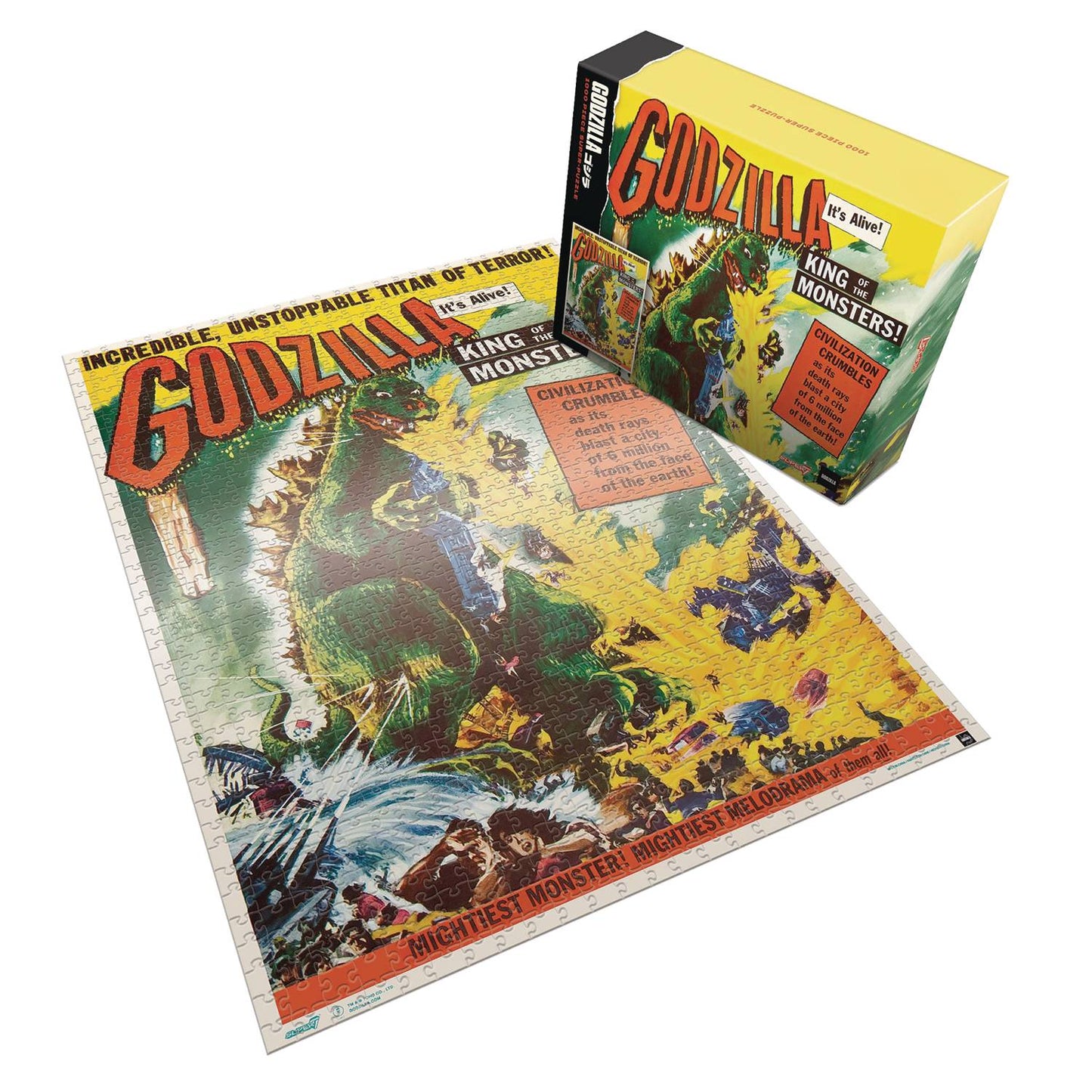 Super7 - Godzilla: King of Monsters - U.S. Movie Release Poster 1000 Piece Toho Puzzle (81557) LOW STOCK