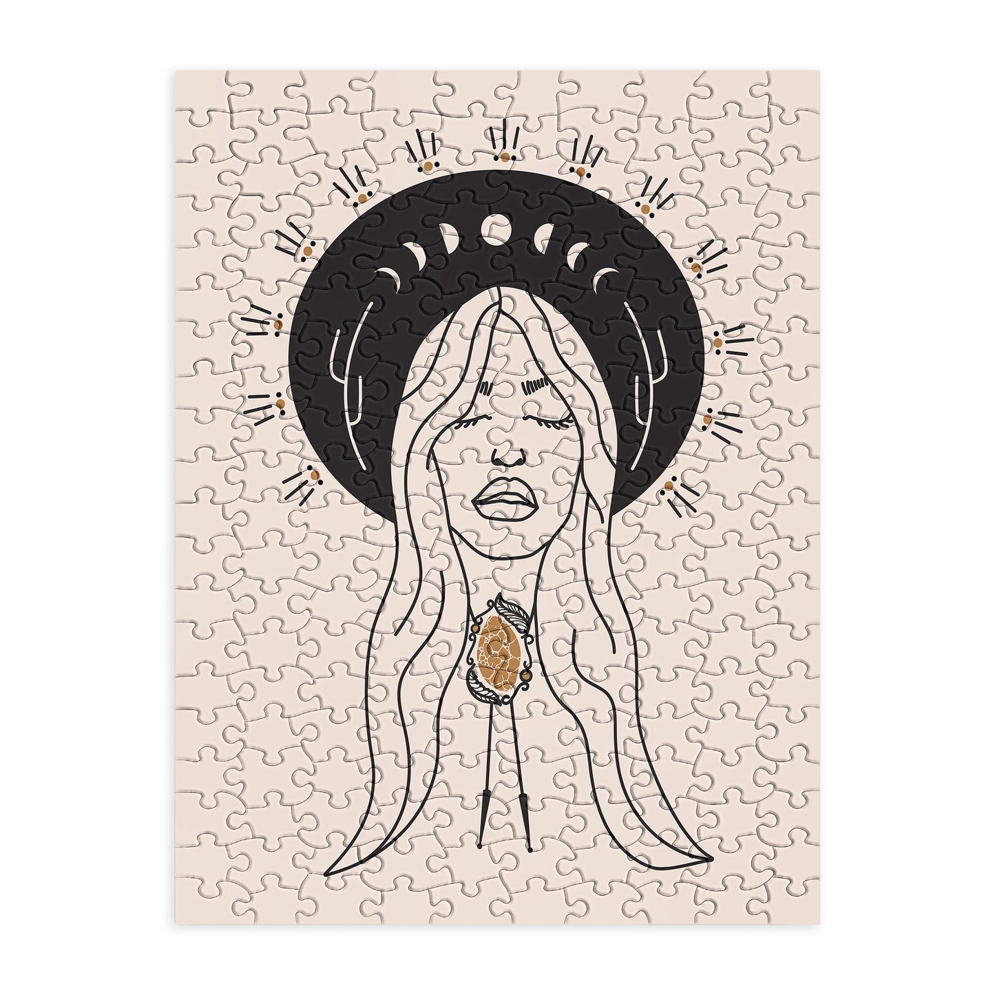 Desert Angel in Black Cream Jigsaw Puzzle (DS) DD