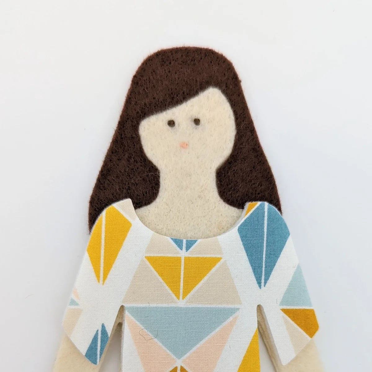 Deluxe Felt Doll Set and Travel Case Toys Lowercase Toys Hazelnut Periwinkle