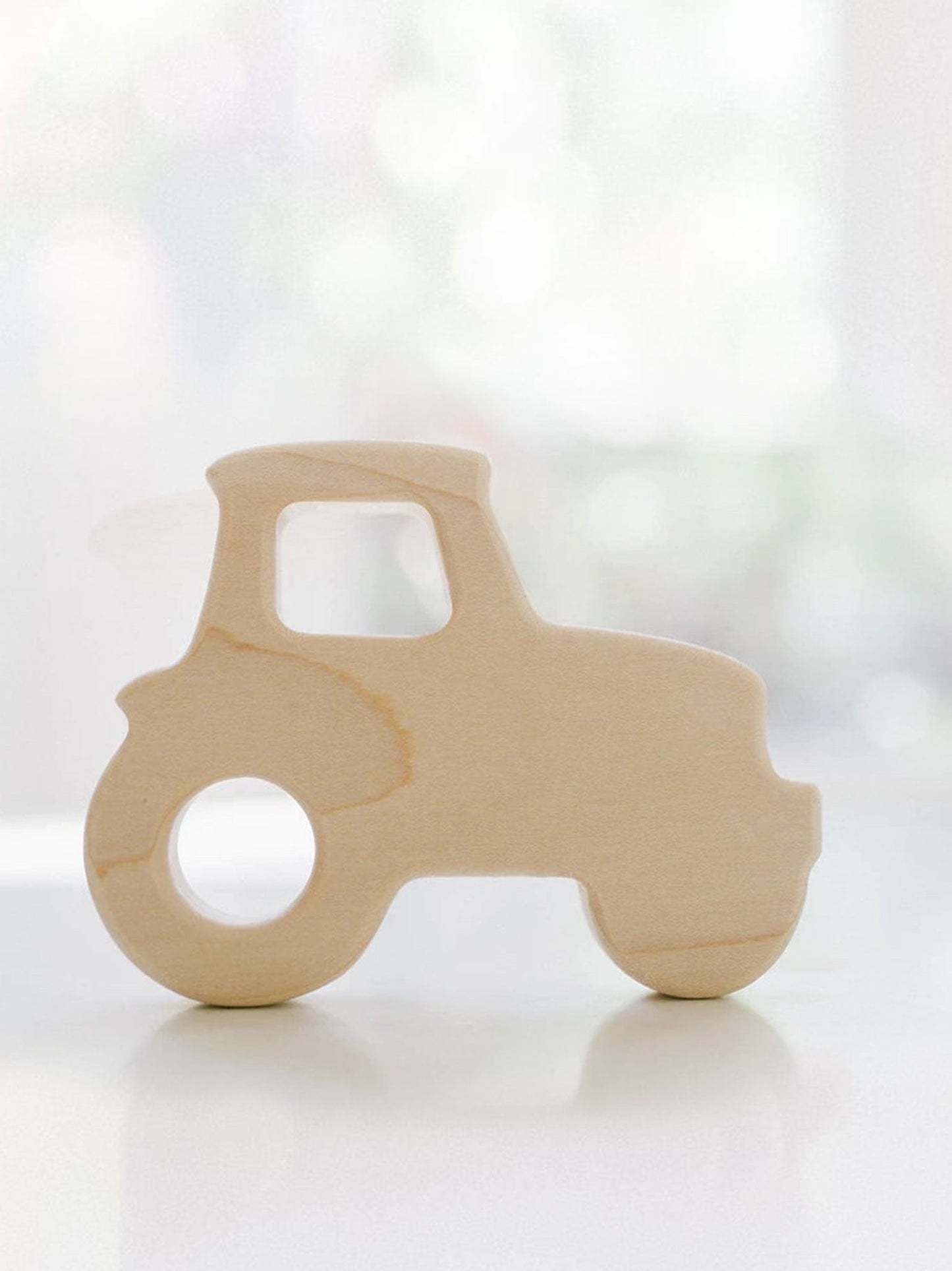 Wooden Tractor Grasping Toy